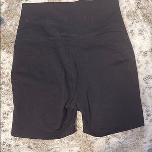 Outdoor Voices Black Bike Shorts High Waist Athletic